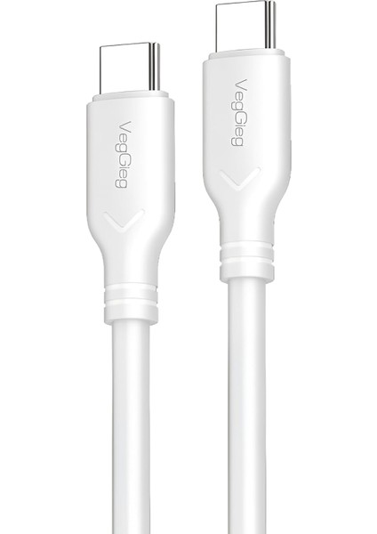 60W Type-C To Type-C Hızlı Şarj ve Kablosu 1.2 Metre