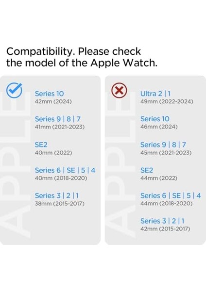 42MM Seri 10 - 41MM Seri 9/8/7 - 40MM Seri Se2/se/6/5/4 Kordon Kayış Band Lite Fit - AMP02290 fiyatları