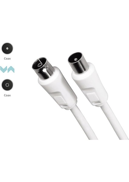 Kablosu Koaksiyel Fiş - Soket, 75DB 5m modelleri