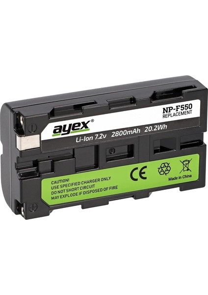NP-F550 Batarya Video Kameralar Için