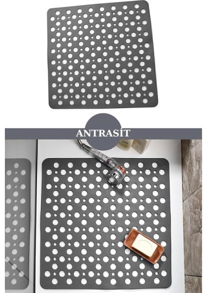 Kaydırmaz Duşakabin ve Duş Paspası Kare Bubble 81 Adet Yapışır 54 x 54 cm BNYSTISGSTORE21