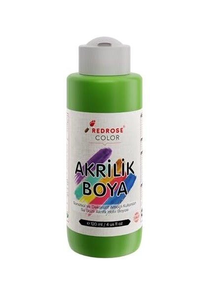 Rose Açık Yeşil Akrilik 120 ml fiyatları