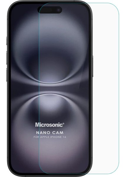 16 Glass Cam Ekran Koruyucu [ 16 ile Uyumlu Ekran Koruyucu - Şeffaf]