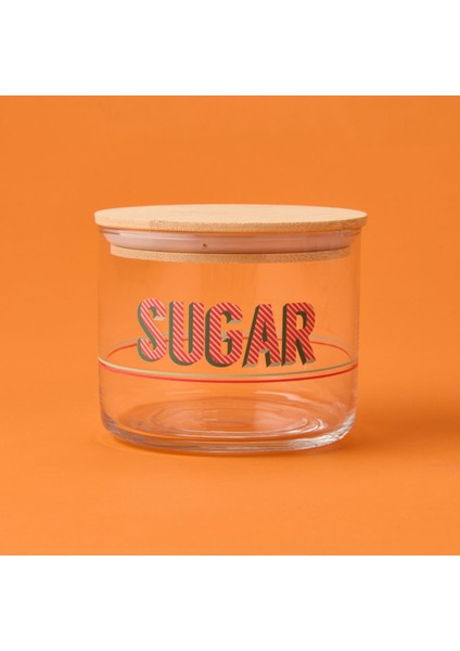 Dia Retro Kapaklı Cam Kavanoz - Renkli - 535 ml