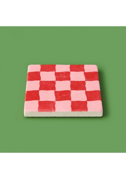 Kitchen Damalı Bardak Altlığı - Renkli - 10 cm modelleri