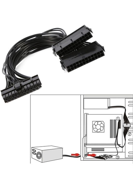 Güç Kaynağı Çoklayıcı 24 Pin Atx Psu Çoklayıcı Anakart Mining Kablosu 5145 modelleri