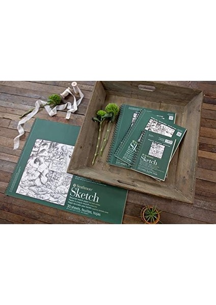 400 Serisi Eskiz Defteri, Geri Dönüştürülmüş Kağıt, 11X14 Inç, 100 Yaprak - Çizim, Illüstrasyon, Sanat Sınıfı Öğrencileri Için Sanatçı Eskiz Defteri fiyatları