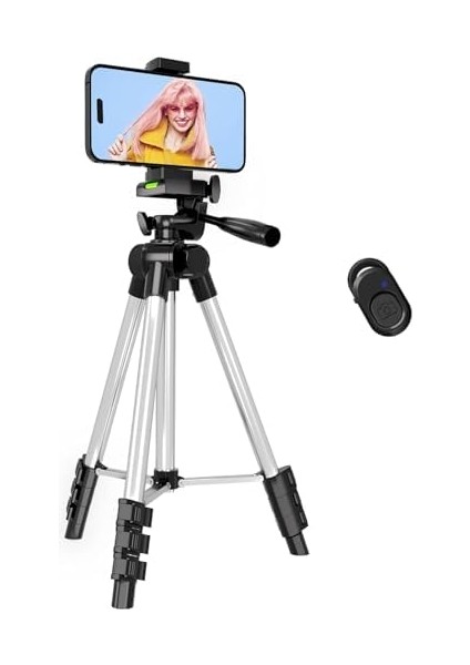 Profesyonel Telefon, 33-110 cm Ayarlanabilir Yükseklik, 360° Dönebilen Başlık, Cep Telefonu/kamera/web Kamerası/ Için, Ios/ /akıllı Telefon Için Kumandalı modelleri