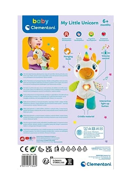 Baby Tek Boynuzlu At Peluş Oyuncak modelleri