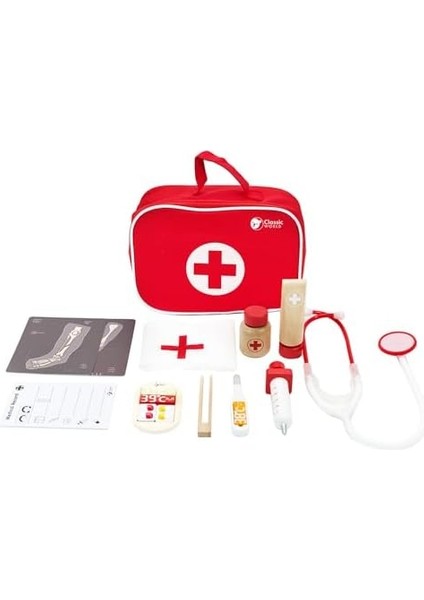 World 54419 Ahşap Doktor Seti, Çok Renkli fiyatları