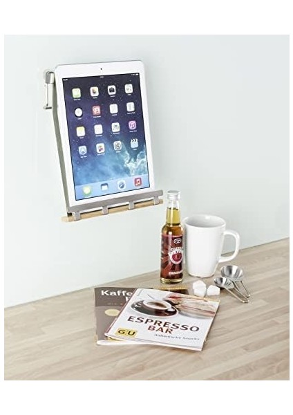 Tablet Holder 7.5 x 19 x 23 cm Aluminium/ / modelleri