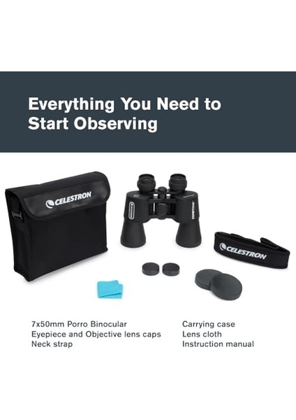 71198 7X50 Cometron Dürbün Siyah modelleri