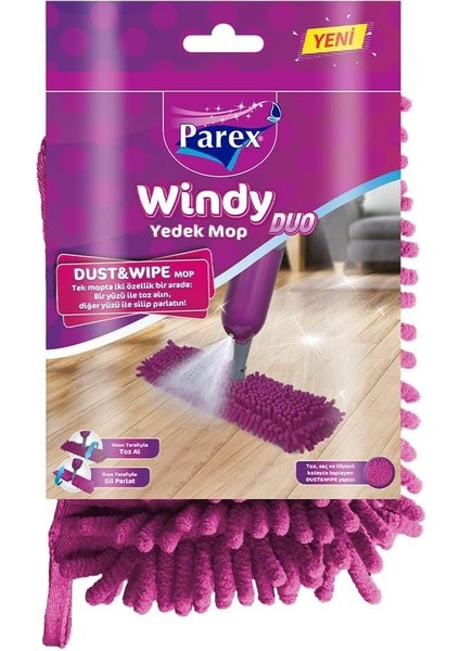 Windy Duo Dust&wipe Yedek Mop