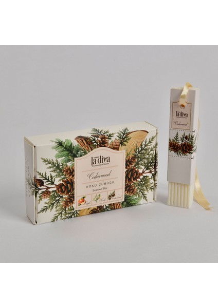 Diva Cedarwood Koku Çubuğu - Beyaz - 165 gr