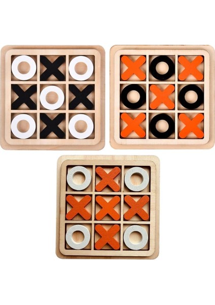 Tahtala Oyun, Çocuk Doğum Günü Hediyelikleri, Ahşap Tahtala Oyun Mini Tahta Oyunu Çocuklar Için, Sınıf Ödülleri, Basit Bulmaca Oyunu, El-Beyin Koordinasyonunu Geliştirme, 3 Parça 3 Renk