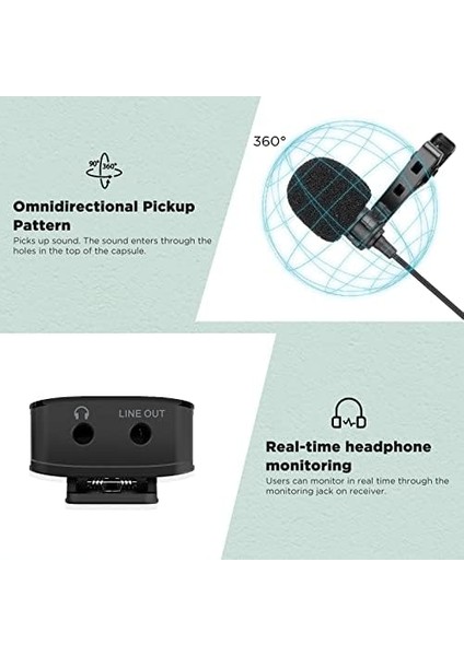 By-Xm6-S1 Kablosuz Mikrofonu modelleri