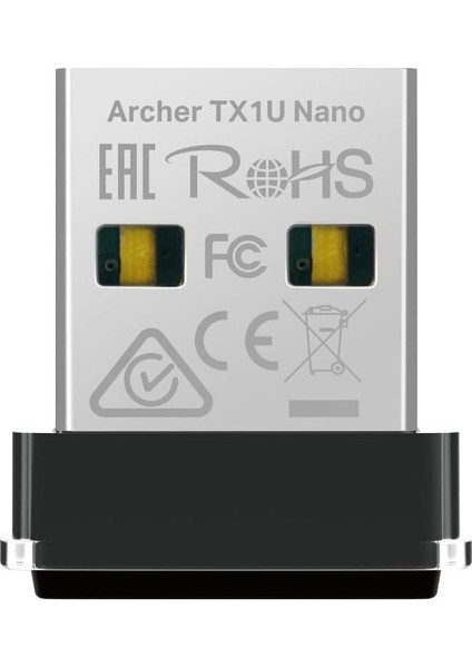 TX1U; AX300 Mbps, Tasarım, Tak ve Çalıştır, Linux ve Windows(11/10/7) Destekli, Wi-Fi 6 USB