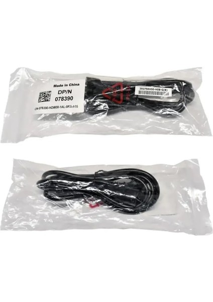 ile Uyumlu Güç Kablosu, 1.8 Metre, Orijinal Dp/n 078390, Siyah