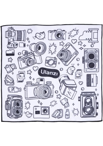 C068 Siyah & Beyaz Kumaş 45CM