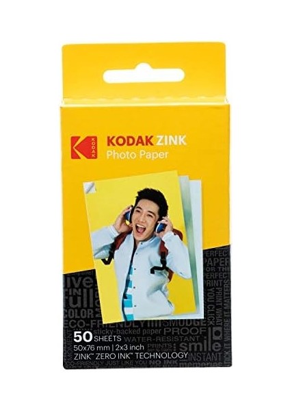 Fotoğraf Kağıdı, 50 x 76 Mm, Anında Film, 50&apos;li Paket modelleri