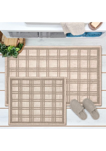 Soft Maia Sandalye Minderi - Açık Kahverengi - 40X40 cm