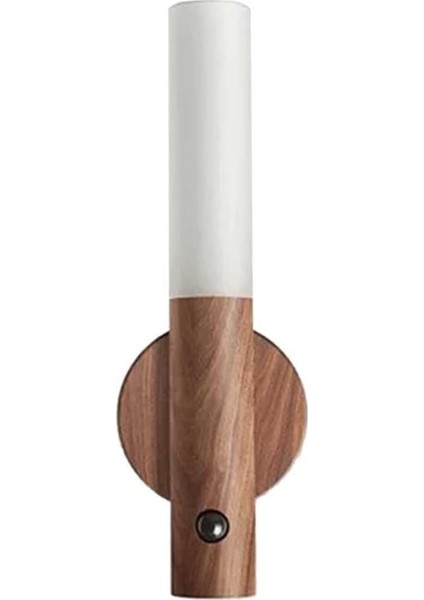 CT-5250 Kumru Ahşap Renk Kablosuz Şarjlı Sensörlü LED Duvar Günışığı Rengi