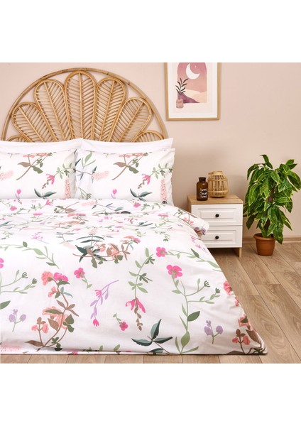 Soft Parlin Çift Kişilik Nevresim Takımı - Renkli