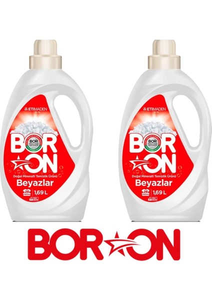 Doğal Mineralli Sıvı Çamaşır Deterjanı Beyazlar Için 2 Adet 52 Yıkama.