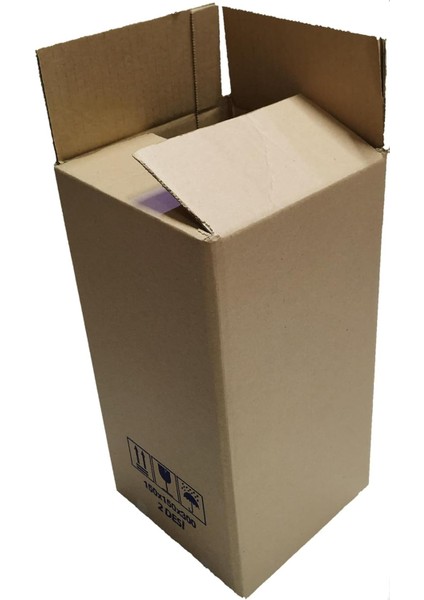 2 Desi Çift Oluklu Karton Koli 15X15X30 cm 20 Adet