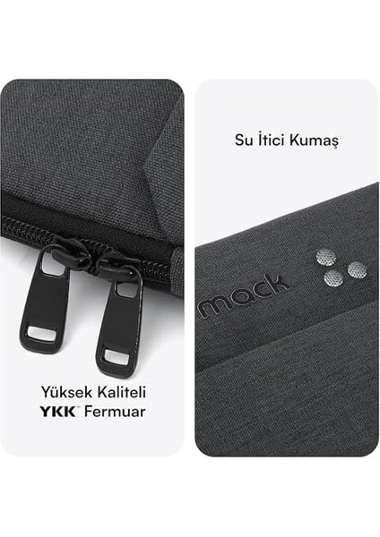 MCE-1504 14.1" Eco Çevre Dostu 13-14 Inç Yeni Pro Için Kılıf, Aksesuar Bölmeli Laptop Kılıfı, Ykk Fermuarlı & Tablet Kılıfı, modelleri
