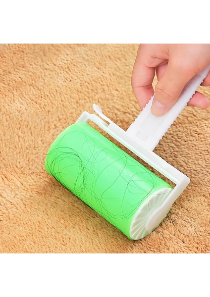 Yıkanabilir Giysi Saç Yapışkan Rulosu – Pratik, Tekrar Kullanılabilir Evcil Hayvan Tüyü ve Toz Temizleyici, Halı, Yatak, Kanepe Için Taşınabilir Tüy Toplayıcı Aparat