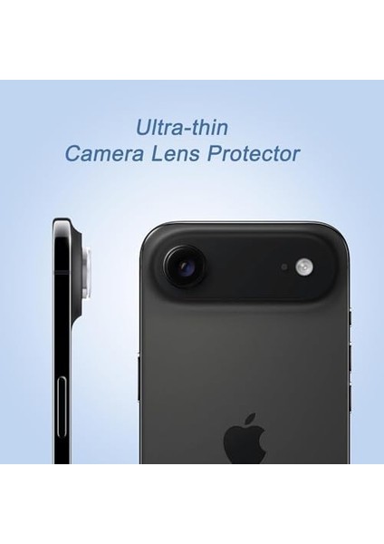 For 17 Air ile Uyumlu Çizilmeye Dayanıklı Kılıf Dostu Temperli Cam Kamera Koruyucu Lens (17 Air) fiyatları