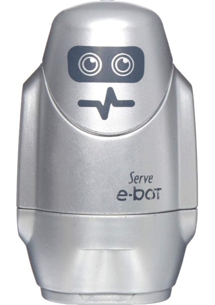 E-Bot Silgili Kalemtiras Metalik Gri Tekli