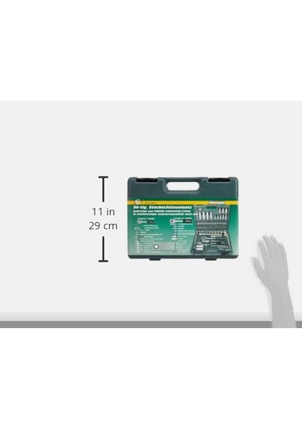 M 2055-SL Lokma Anahtar Seti, 1/4 Inç + 1/2 Inç 94 Parçalı, fiyatları