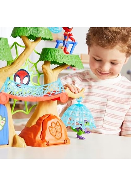 Spidey And His Amazing Dino-Webs Ağaç Ev Süper Kahraman Oyun Seti modelleri