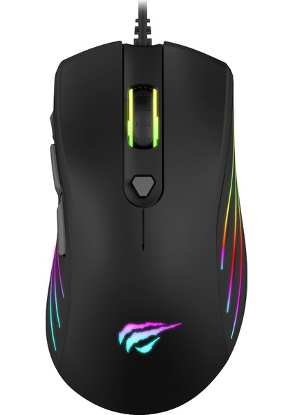 Gamenote Gamer Mouse, Rgb, 800-1600-2400-3200 Dpı, Usb, MS1002