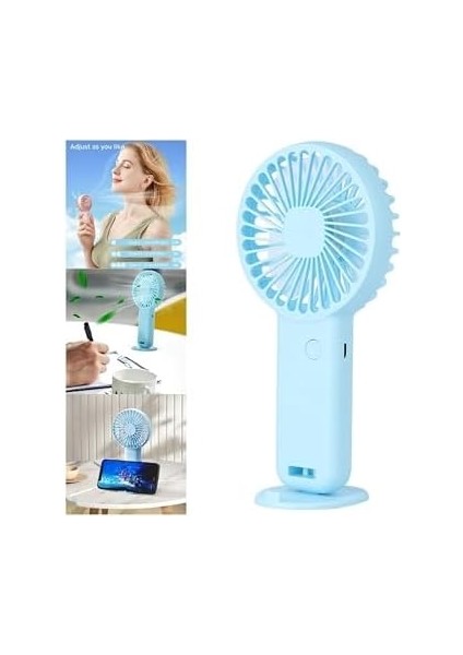 Fan,telefon Tutucu,portatif El Vantilatörü Mavi 9,3X19CM modelleri