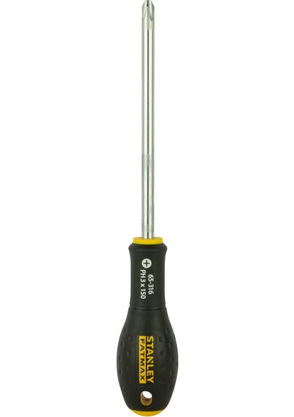 - Fatmax Tornavida Phillips Ph3 150 mm Schwertlaenge Krom-Vanadyum Ergonomik Yumuşak Saplı El, 0-65-316