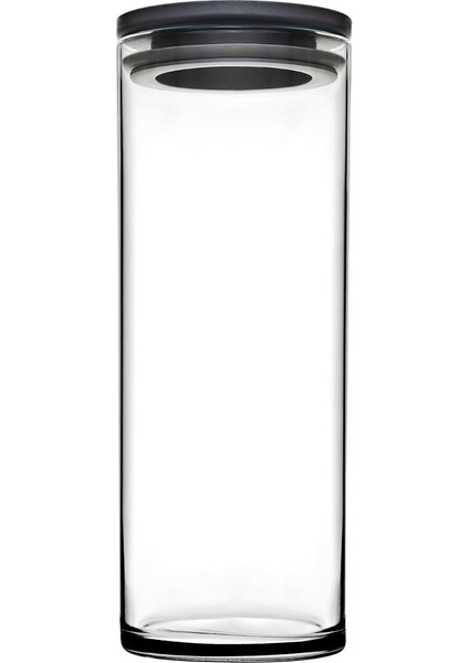 Breakfast Saklama Kavanozu - 1230 cc - 2&apos;li - Gri Kapak