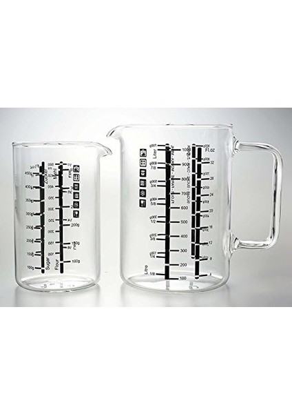 2&apos;li Ölçü Kabi Seti Kapasite 0,50/1,00 Lt 120X134-150X150 mm fiyatları