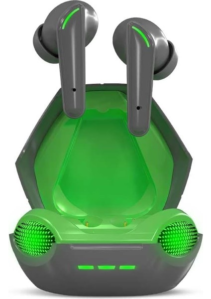 PGS104 Kablosuz Bluetooth Kulak Içi Gaming Oyuncu Kulaklık Gri