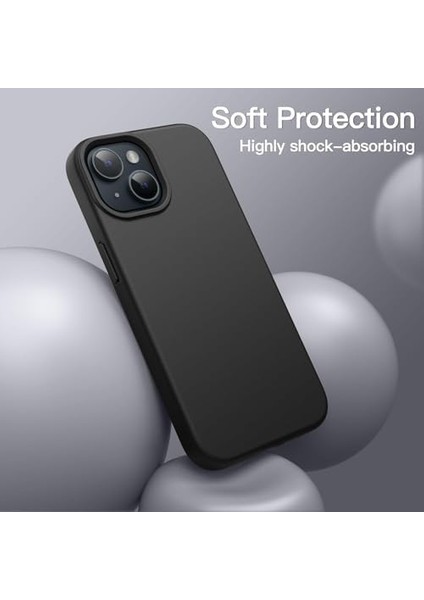 Happy 15 Uyumlu Içi Kadife Lansman Silicone Kılıf Şok Emici Full Kasa Koruma Sağlayan Kılıf Siyah modelleri