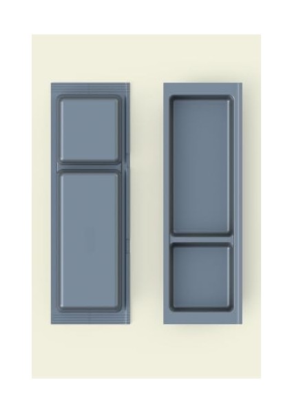 Mutfak Çekmece Içi Modüler Iki Bölmeli Kaşıklık 16CMX48CM(BOYDAN 4cm Kesilebilir) modelleri