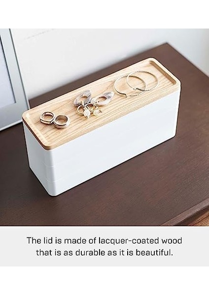 Rın Takı Kutusu - 3 Katlı, Beyaz fiyatları