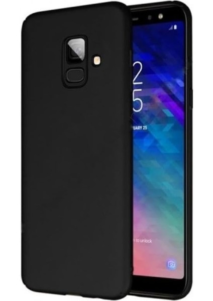 Galaxy J6 2018 Uyumlu Sert Rubber Silikon Kılıf (Siyah)