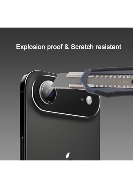 For 17 Air ile Uyumlu Çizilmeye Dayanıklı Kılıf Dostu Temperli Cam Kamera Koruyucu Lens (17 Air) modelleri