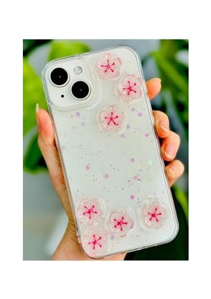 Go Aksesuar 13-14 ve 15 ile Uyumlu Epoksi Sakura Oyuncak Tasarımlı Esnek Silikon Kılıfı fiyatları