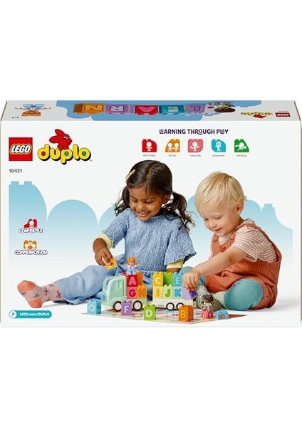 Kasabası Alfabe Kamyonu Oyuncağı 10421-2 Yaş ve Üzeri Çocuklar Için Eğitici Oyuncak Yapım Seti, Doğum Günü Hediyesi Fikri (36 Parça) fiyatları