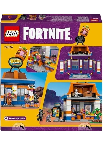 Fortnite Durrr Burger Restoranı 77076-10 Yaş Üzeri Çocuklar Için Bombacı, Burger Bey, Ruh Emici ve Iskelet Minifigürleri Içeren Video Oyunu Temalı Yaratıcı Oyuncak Yapım Seti (546 Parça) fiyatları