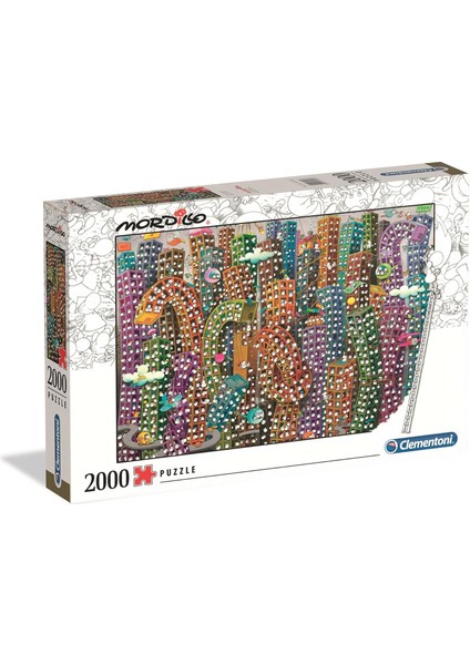 32565 Mordillo Puzzle Orman 2000 Parça Yapboz